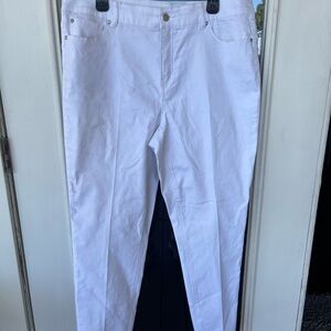 Cato Contour Fit White Jeans